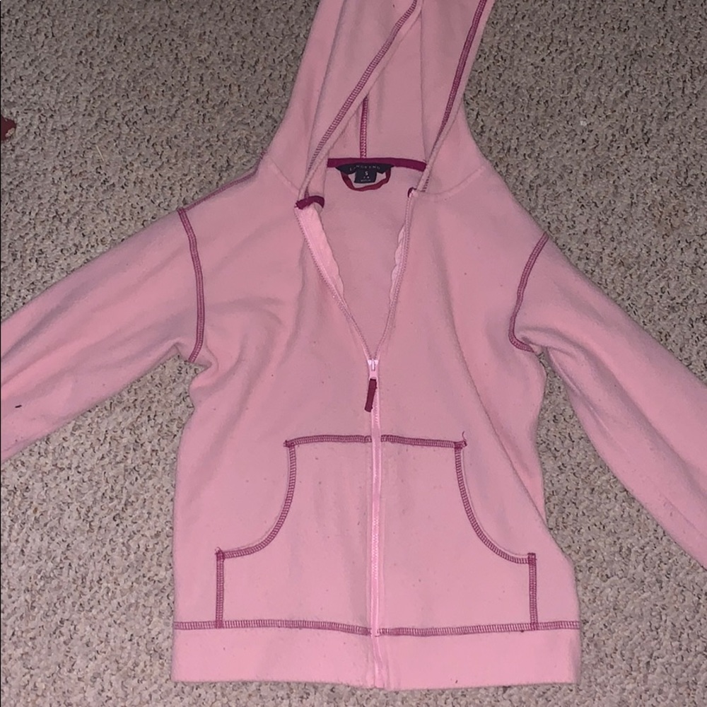 pink little girls sweater